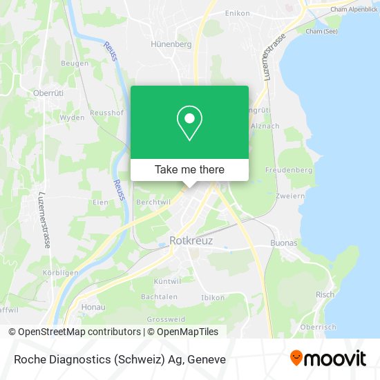 Roche Diagnostics (Schweiz) Ag map