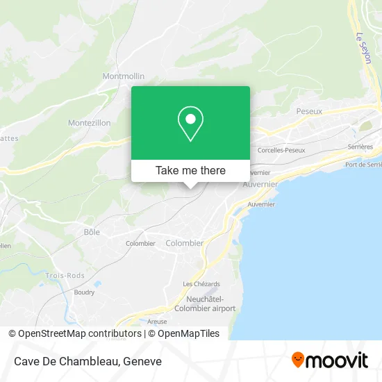 Cave De Chambleau map