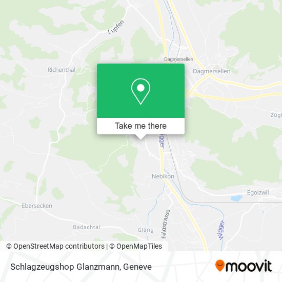 Schlagzeugshop Glanzmann map
