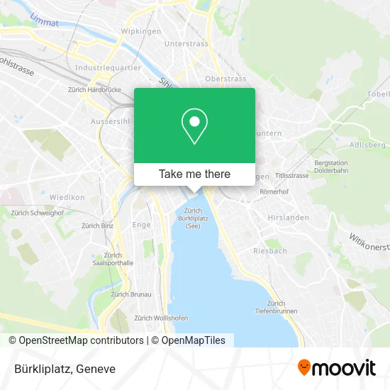 Bürkliplatz map