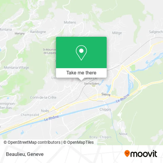 Beaulieu map