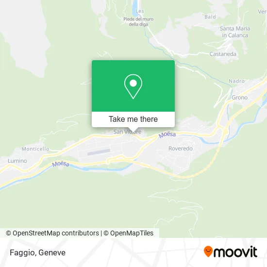 Faggio map