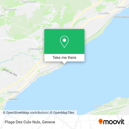 Plage Des Culs-Nuls map