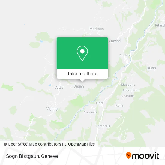 Sogn Bistgaun map
