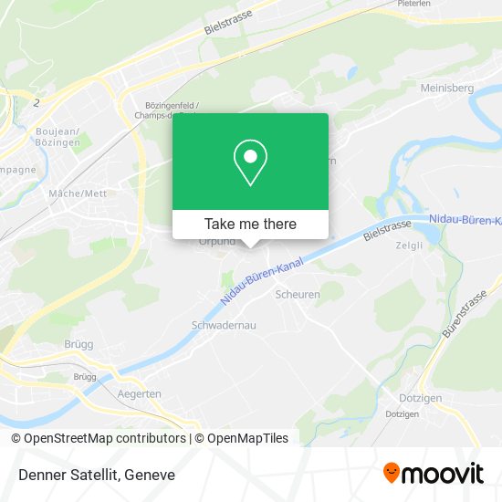 Denner Satellit map