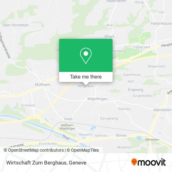 Wirtschaft Zum Berghaus map