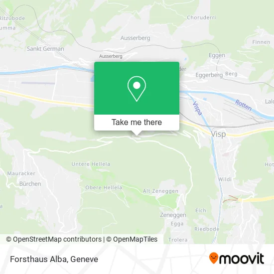 Forsthaus Alba map