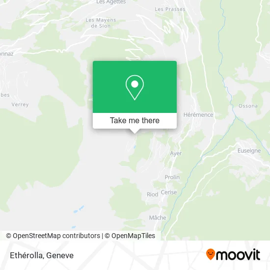 Ethérolla map