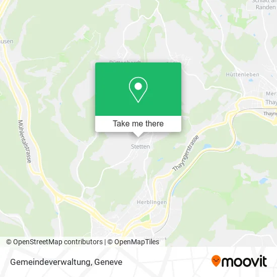 Gemeindeverwaltung map