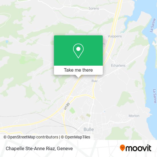 Chapelle Ste-Anne Riaz map