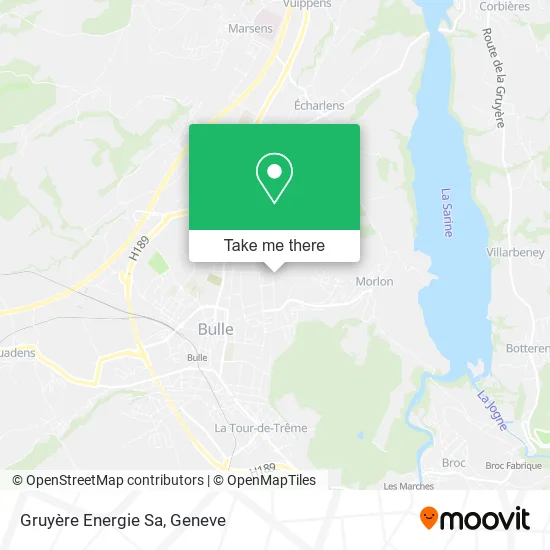 Gruyère Energie Sa map