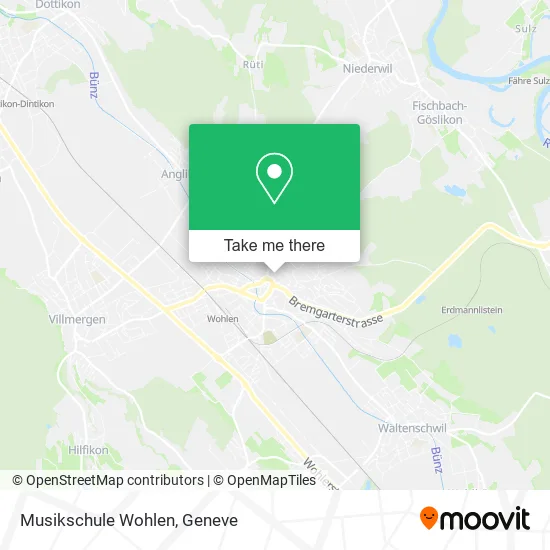 Musikschule Wohlen map