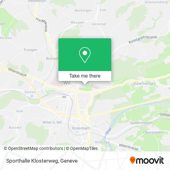 Sporthalle Klosterweg map