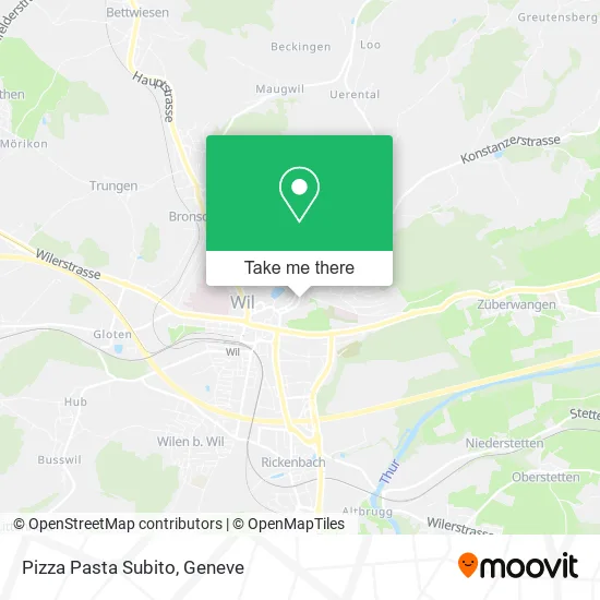 Pizza Pasta Subito map