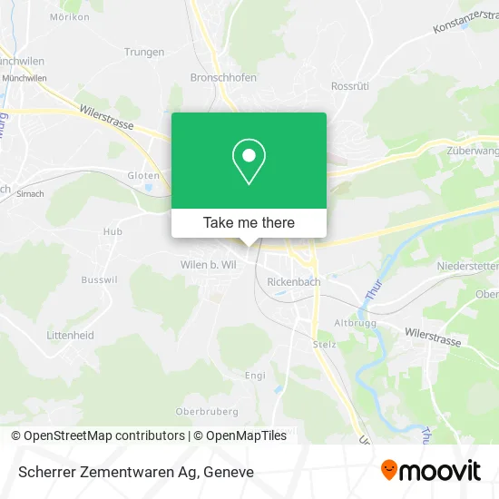 Scherrer Zementwaren Ag map
