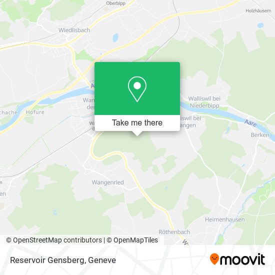 Reservoir Gensberg map