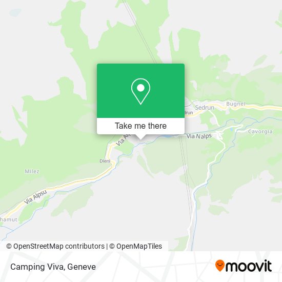 Camping Viva map