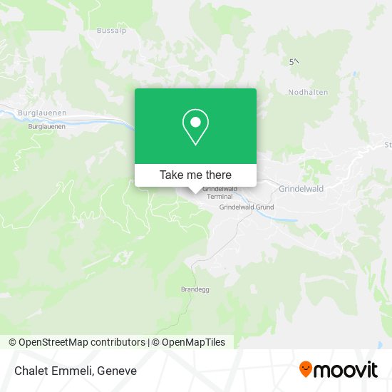 Chalet Emmeli map