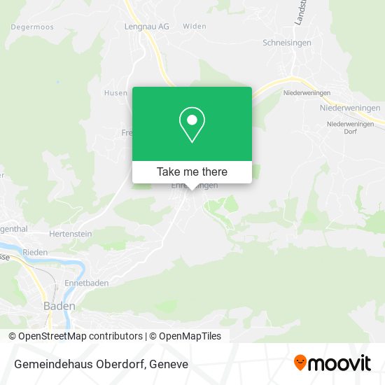 Gemeindehaus Oberdorf map