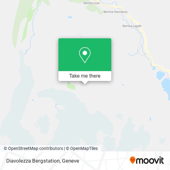 Diavolezza Bergstation map