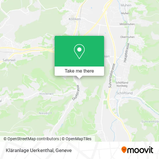 Kläranlage Uerkenthal map