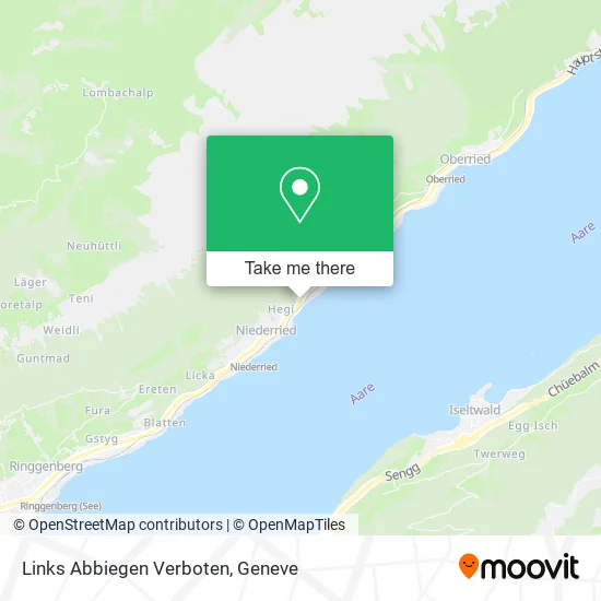 Links Abbiegen Verboten map