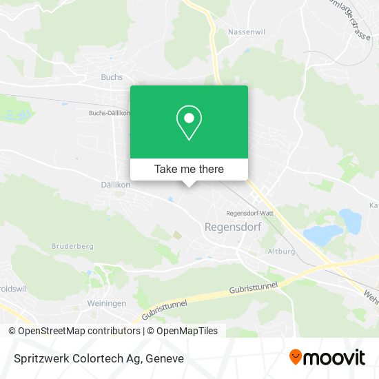 Spritzwerk Colortech Ag map