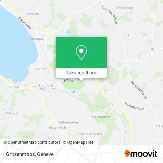Gritzenmoos map