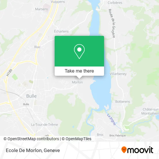 Ecole De Morlon map