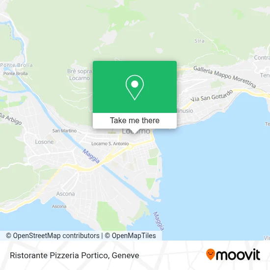 Ristorante Pizzeria Portico map