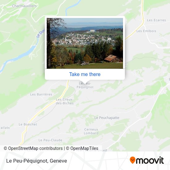 Le Peu-Péquignot map