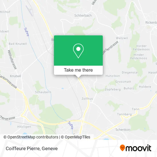 Coiffeure Pierre map