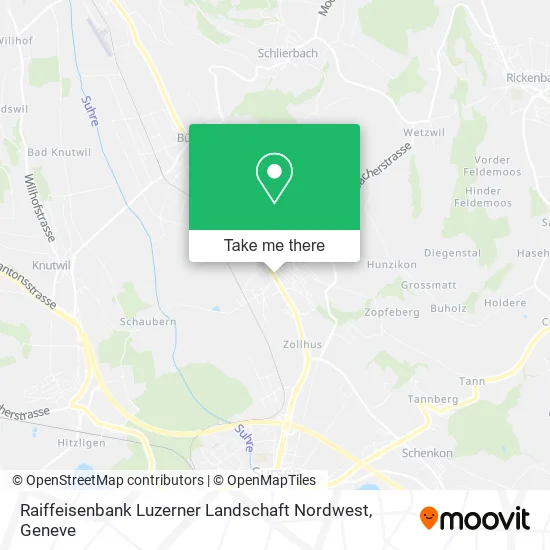 Raiffeisenbank Luzerner Landschaft Nordwest map