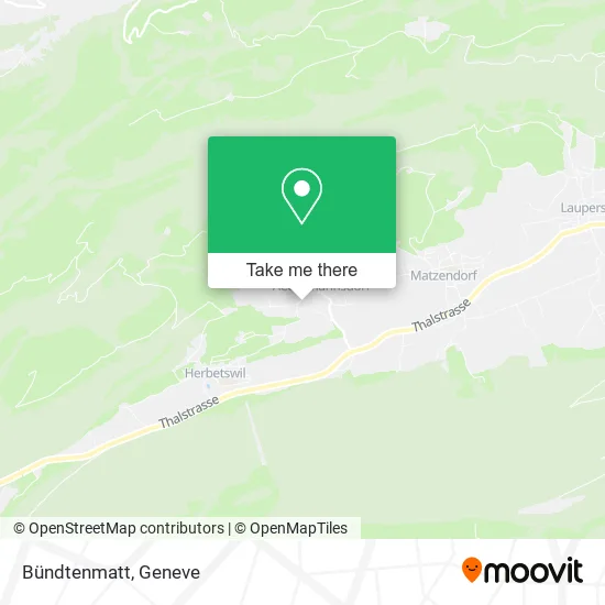 Bündtenmatt map
