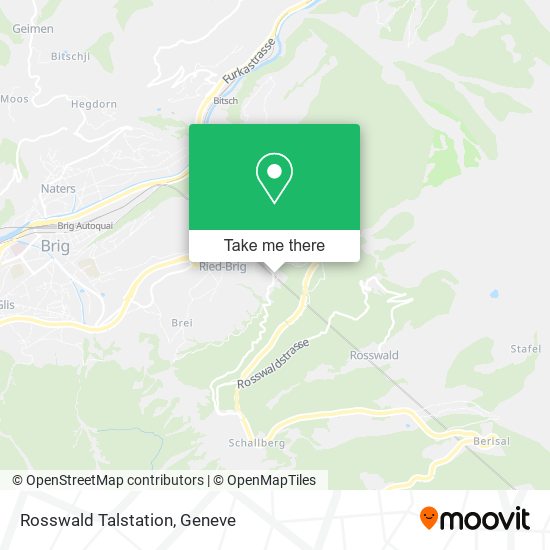 Rosswald Talstation map