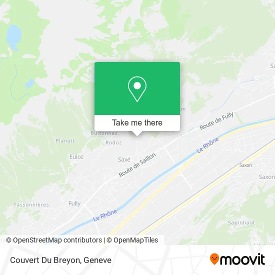 Couvert Du Breyon map
