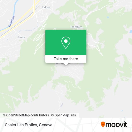 Chalet Les Etoiles map