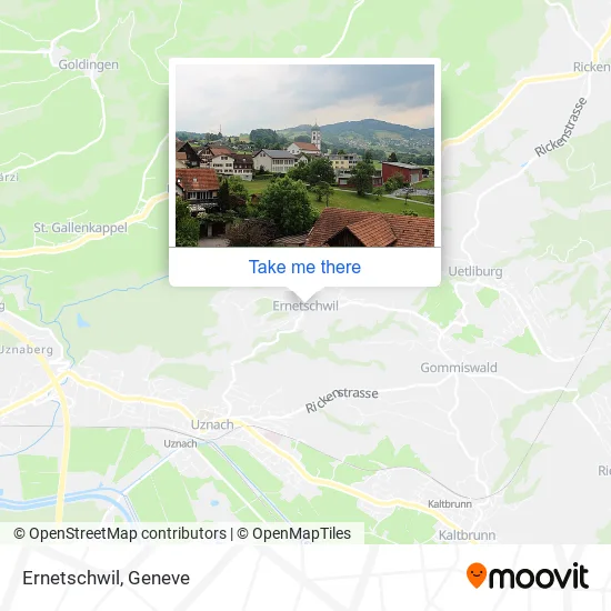 Ernetschwil map