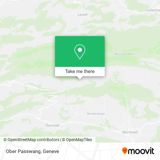 Ober Passwang map