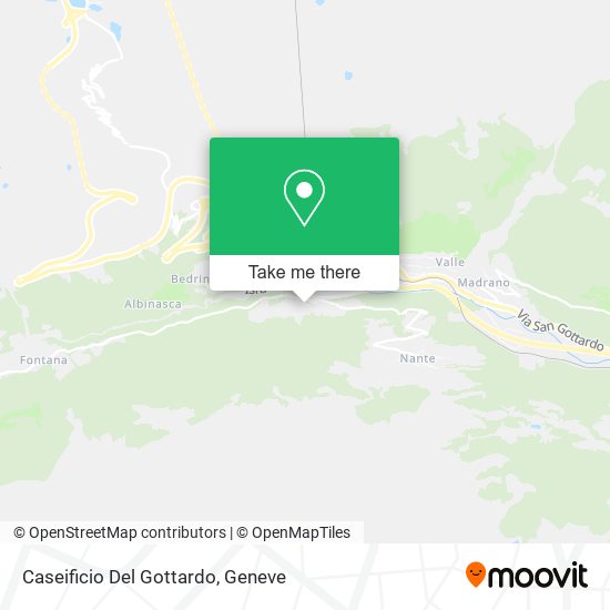 Caseificio Del Gottardo map