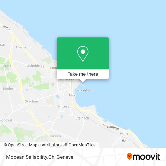 Mocean Sailability.Ch map