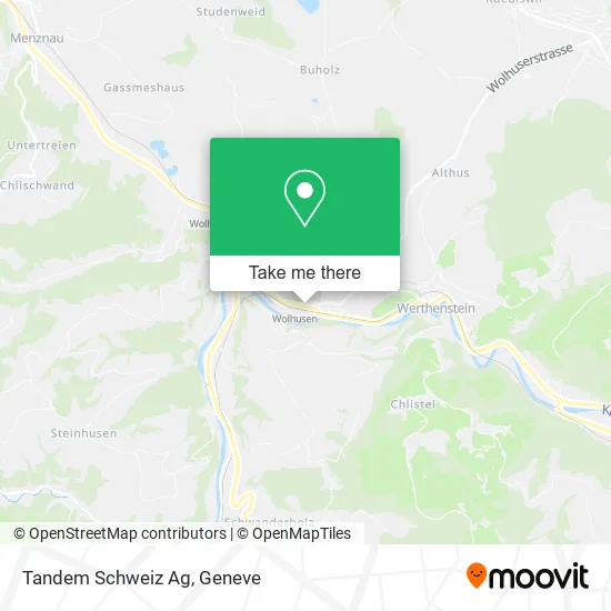 Tandem Schweiz Ag map