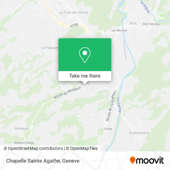 Chapelle Sainte Agathe map