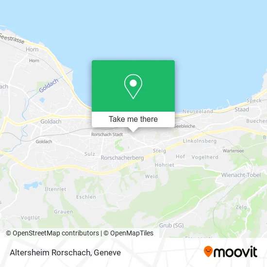 Altersheim Rorschach map