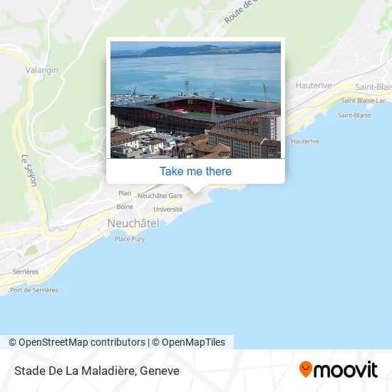 Stade De La Maladière map