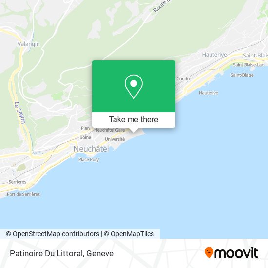 Patinoire Du Littoral map