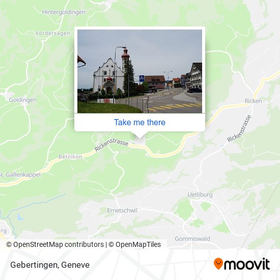 Gebertingen map