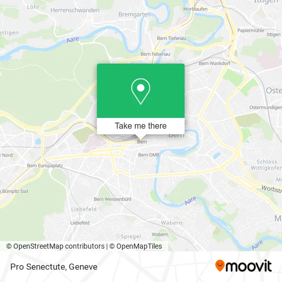 Pro Senectute map