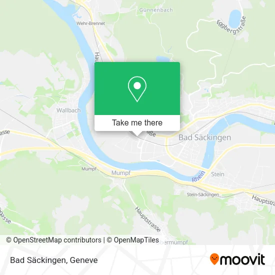 Bad Säckingen map