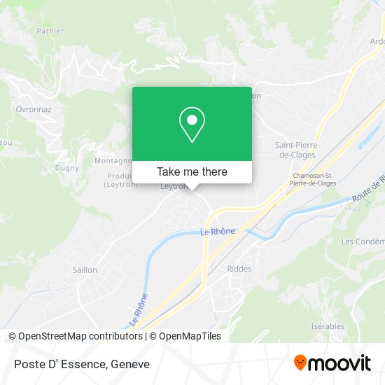 Poste D' Essence map